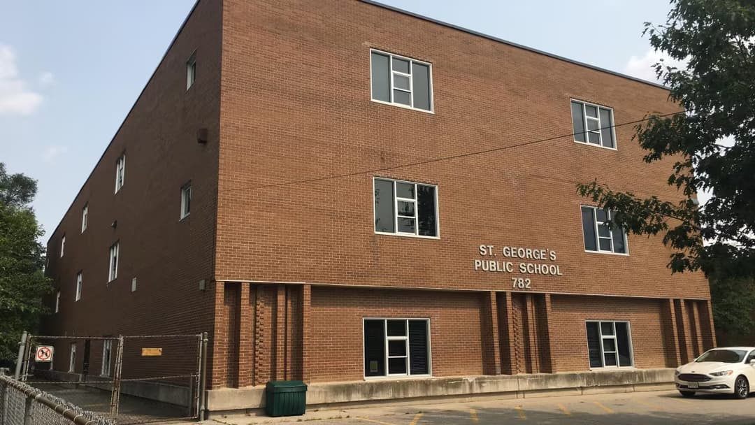 Exterior photo of St. George's Public School
